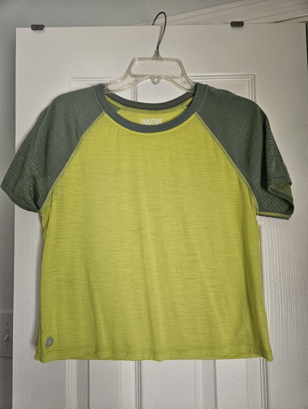 Smartwool Intraknit Merino Wool High Vis Neon Tee Shirt Medium